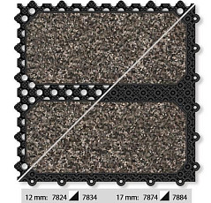 Forbo Coral Tiles 7824.7834.7874.7884 Shark Grey фото 1 | FLOORDEALER